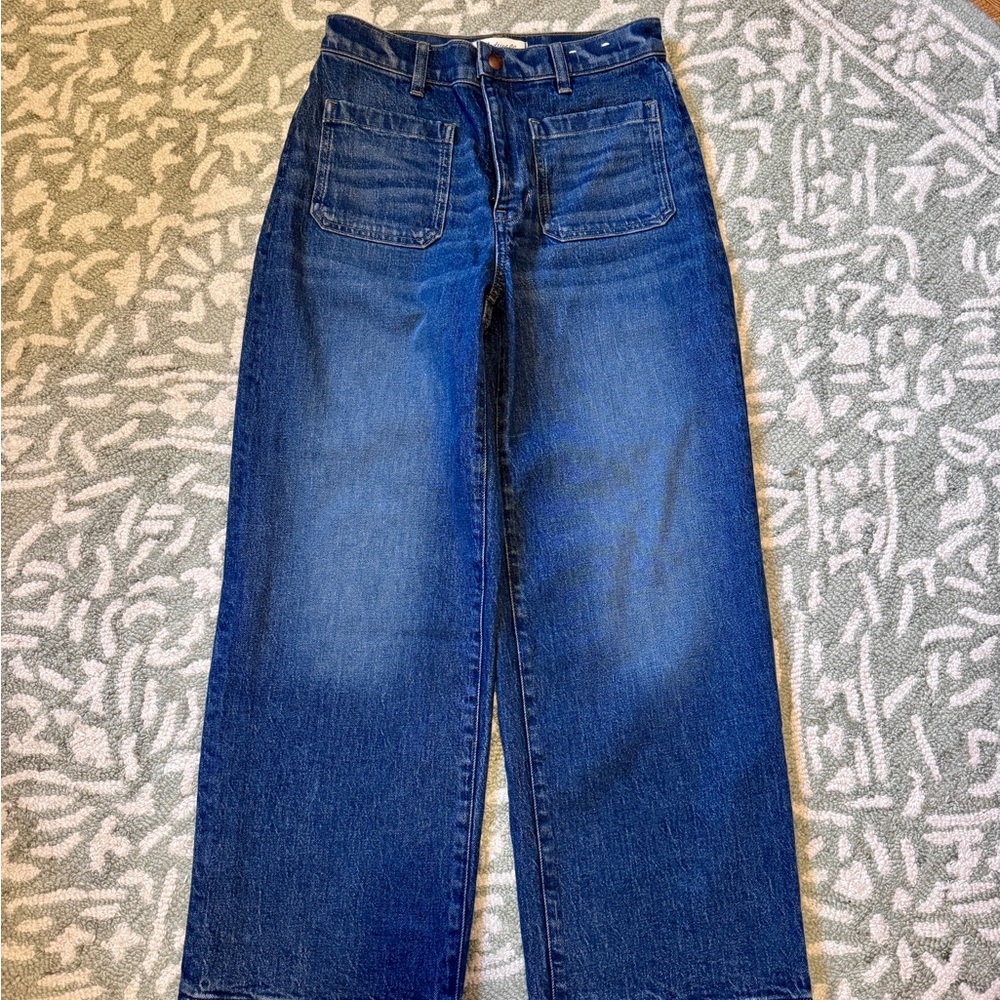 Madewell Emmett Wide Leg Jeans Sz 27